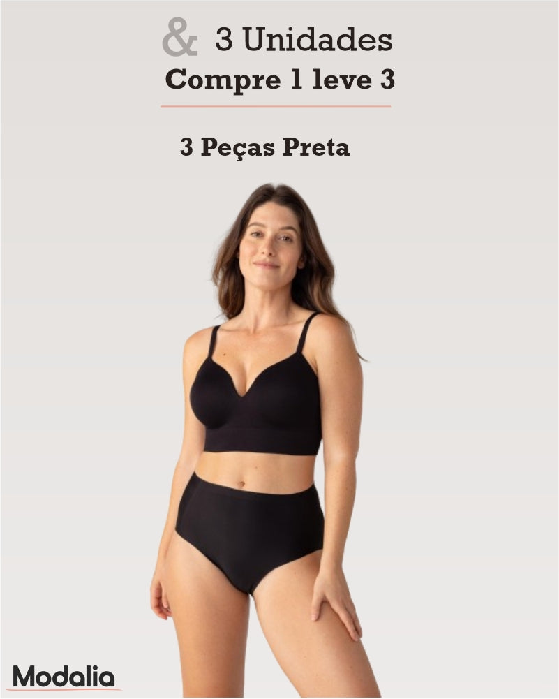 Sutiã Modelador Efeito Silicone - Comprando 1 Você Leva + 2 Grátisv