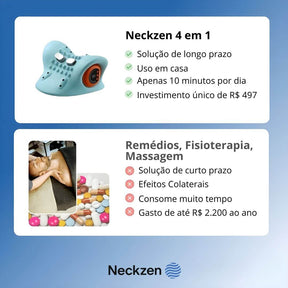 Massageador Cervical 4 em 1
