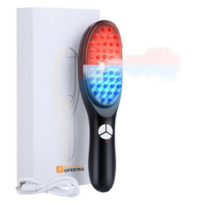 Escova Smarts Terapia- LED Anti-queda 4 em 1 para Crescimento Capilar