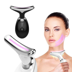 Massageador Elétrico Facial com Fototerapia Anti-Rugas