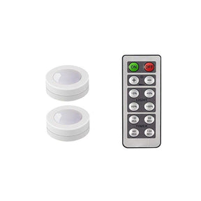 Kit Luminária Led - Sem Fio - Spot de Led a Pilha com Controle Remoto